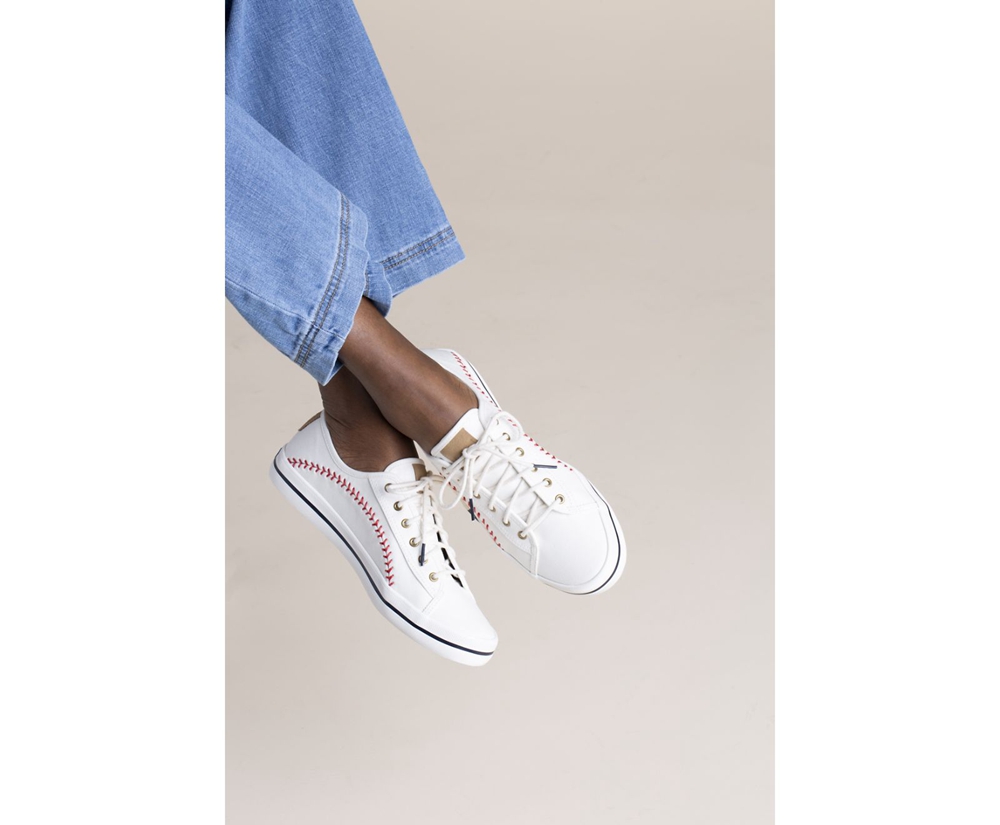 Zapatillas Keds Mujer Blancas - Kickstart Pennant - 832-IHTNAX